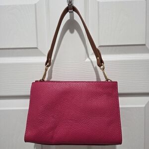 Valentina Pink Genuine Leather Croasbody